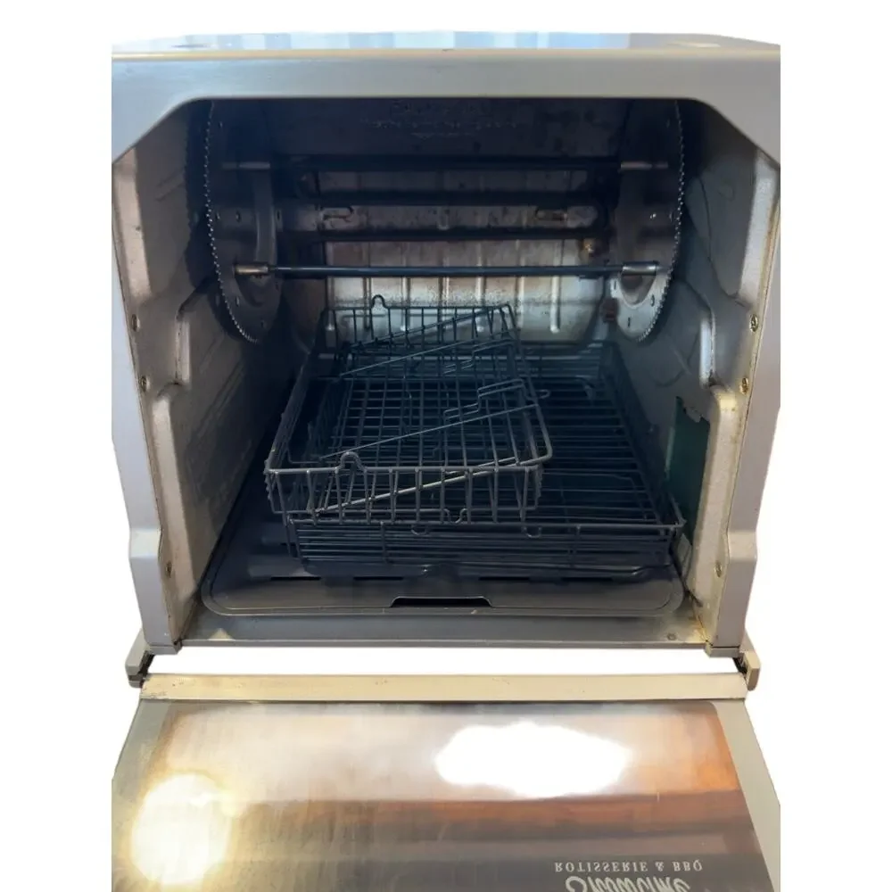 Ronco Showtime Rotisserie BBQ Oven Digital Countertop Roaster Basket Tested